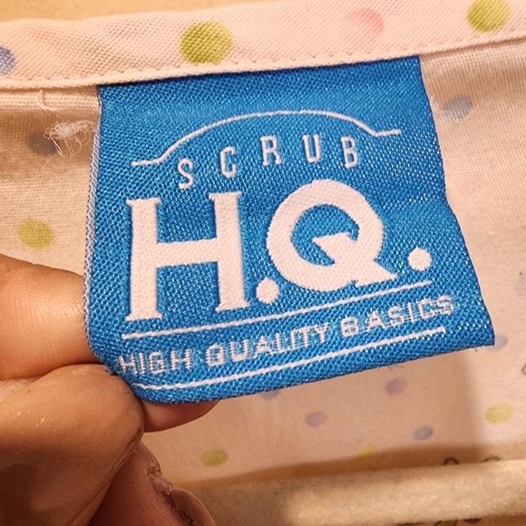 Scrub H. Q butterflies multicolor Scrub jacket size M - Picture 2 of 10